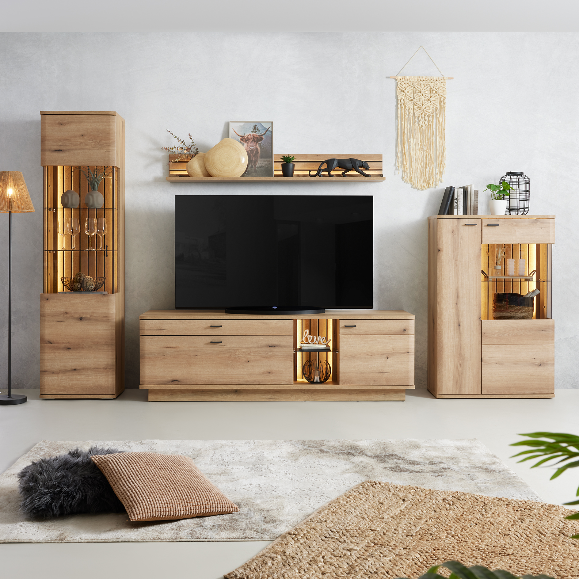 Wandboard - Evoke Eiche - 150 cm