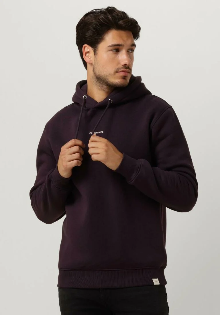 PUREWHITE paarse purewhite sweater seasonal logo hoodie
