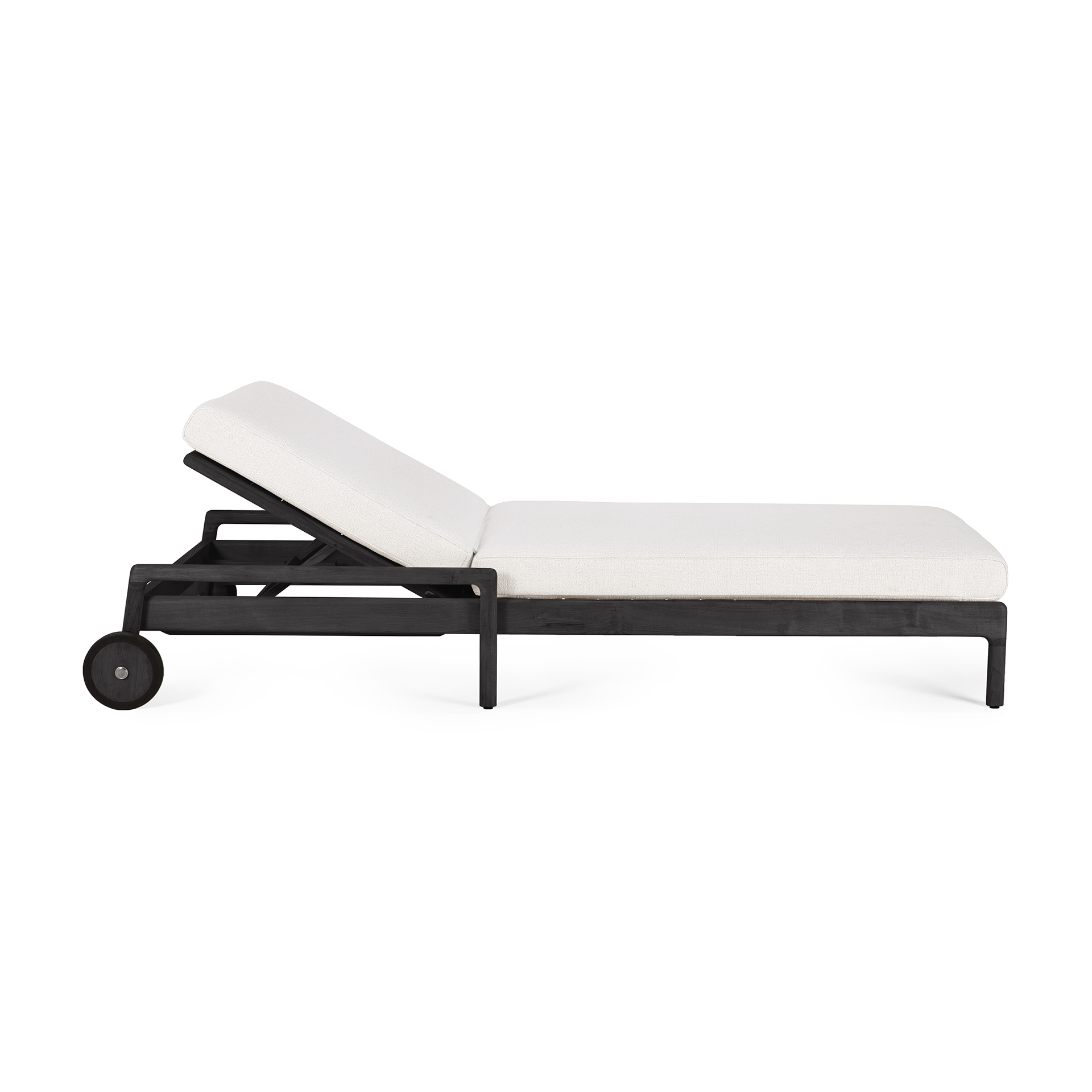 Kussen voor teak Jack adjustable lounger zwart - off white