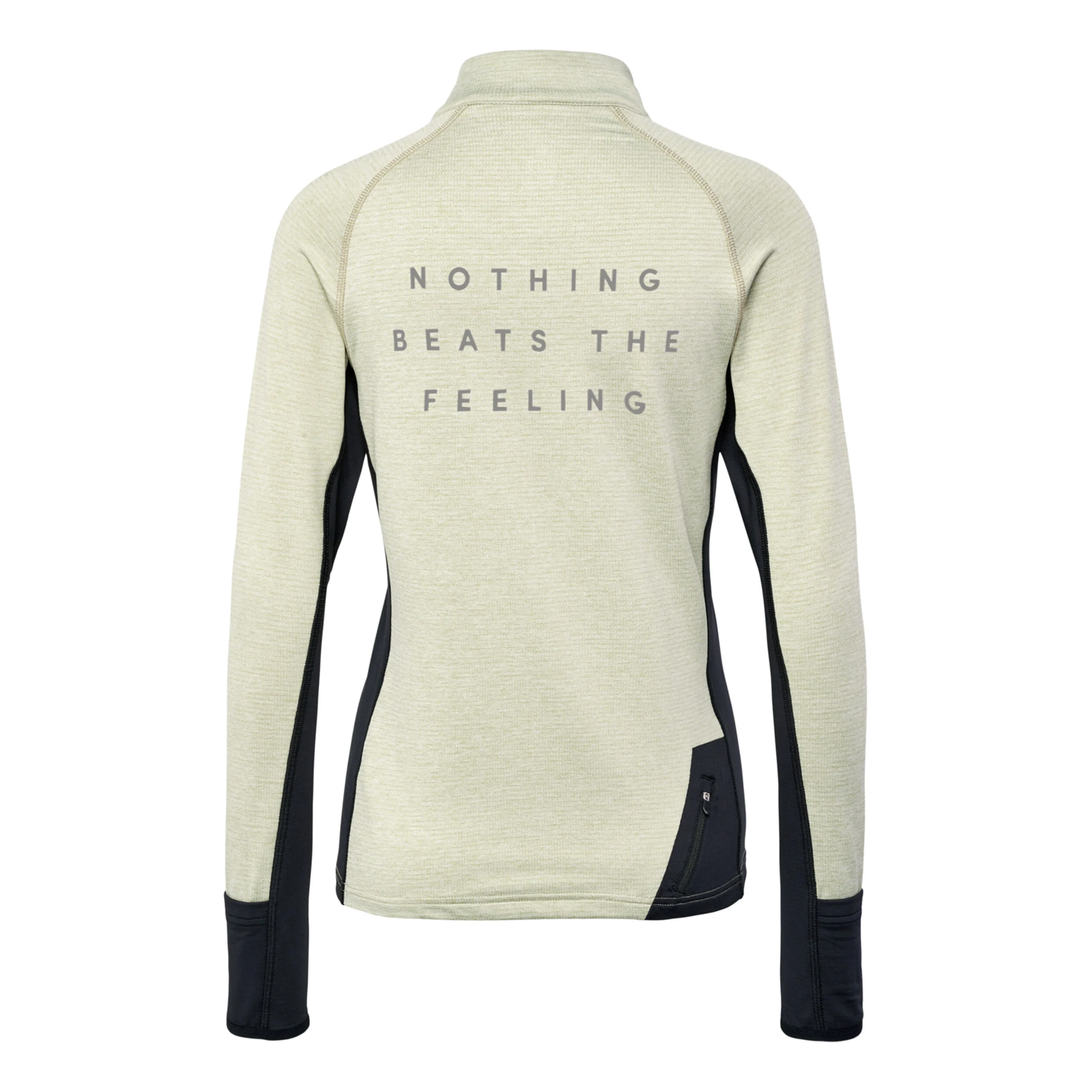 Newline Mesa Half-Zip Top De Course Femmes - Beige , Noir