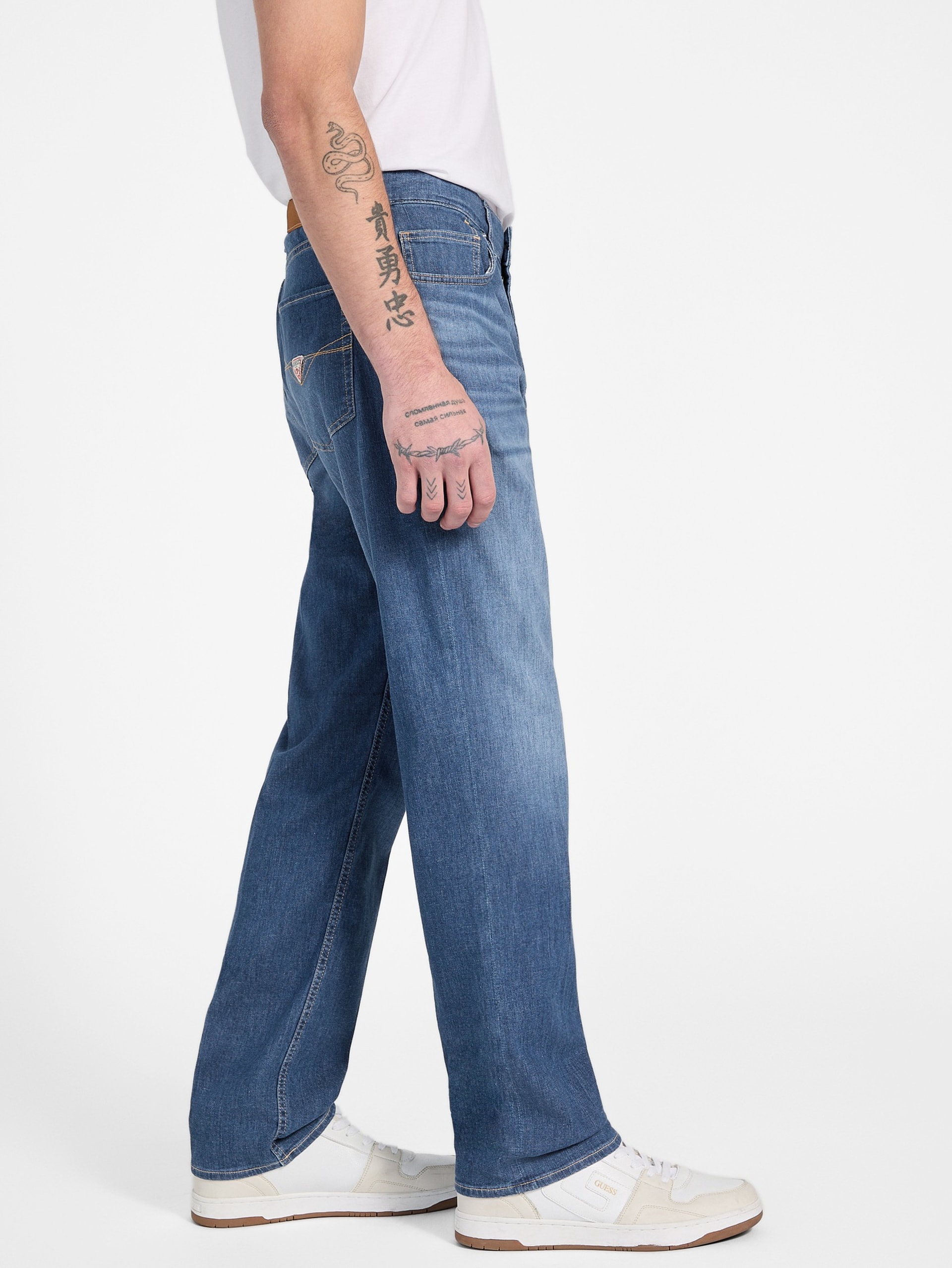 Calça jeans reta Eco Rodeo de corte regular