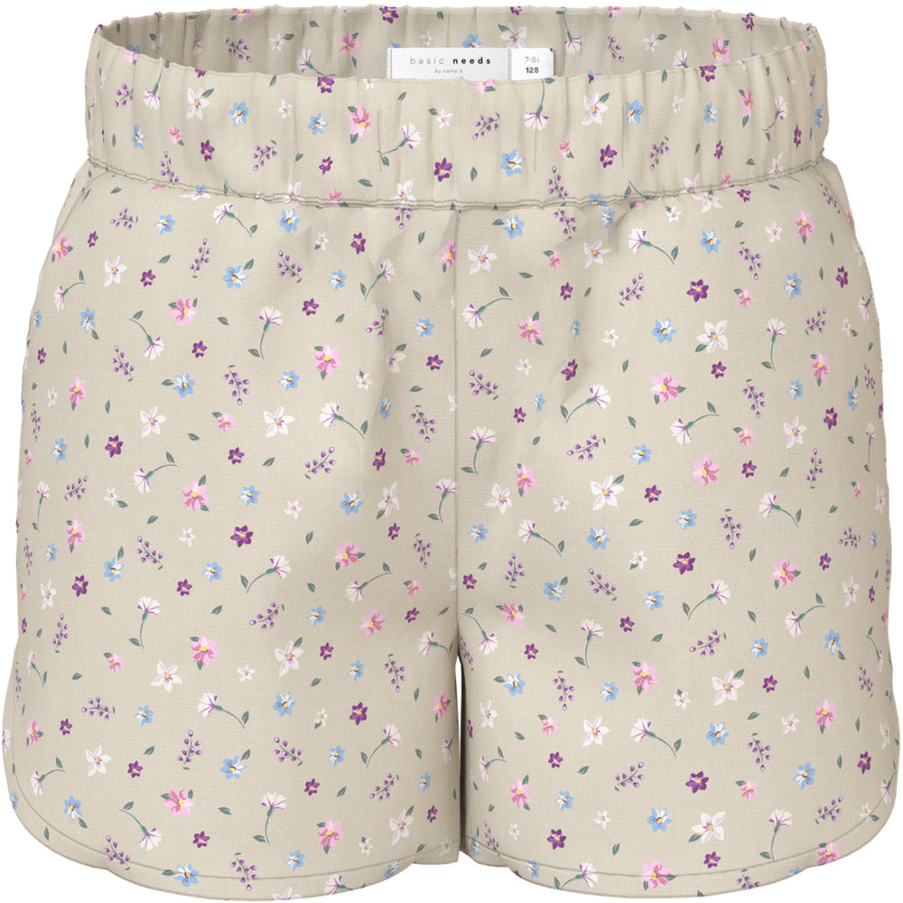 Køb Name It Almond Milk Cute Flowers Nkfvinaya Shorts Ffff Noos