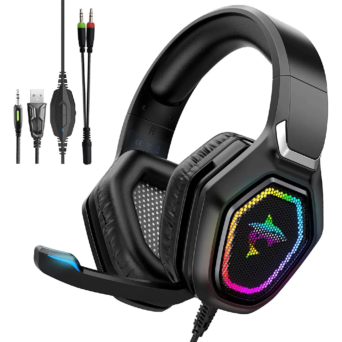 Chrono Havit Casque Gamer RGB
