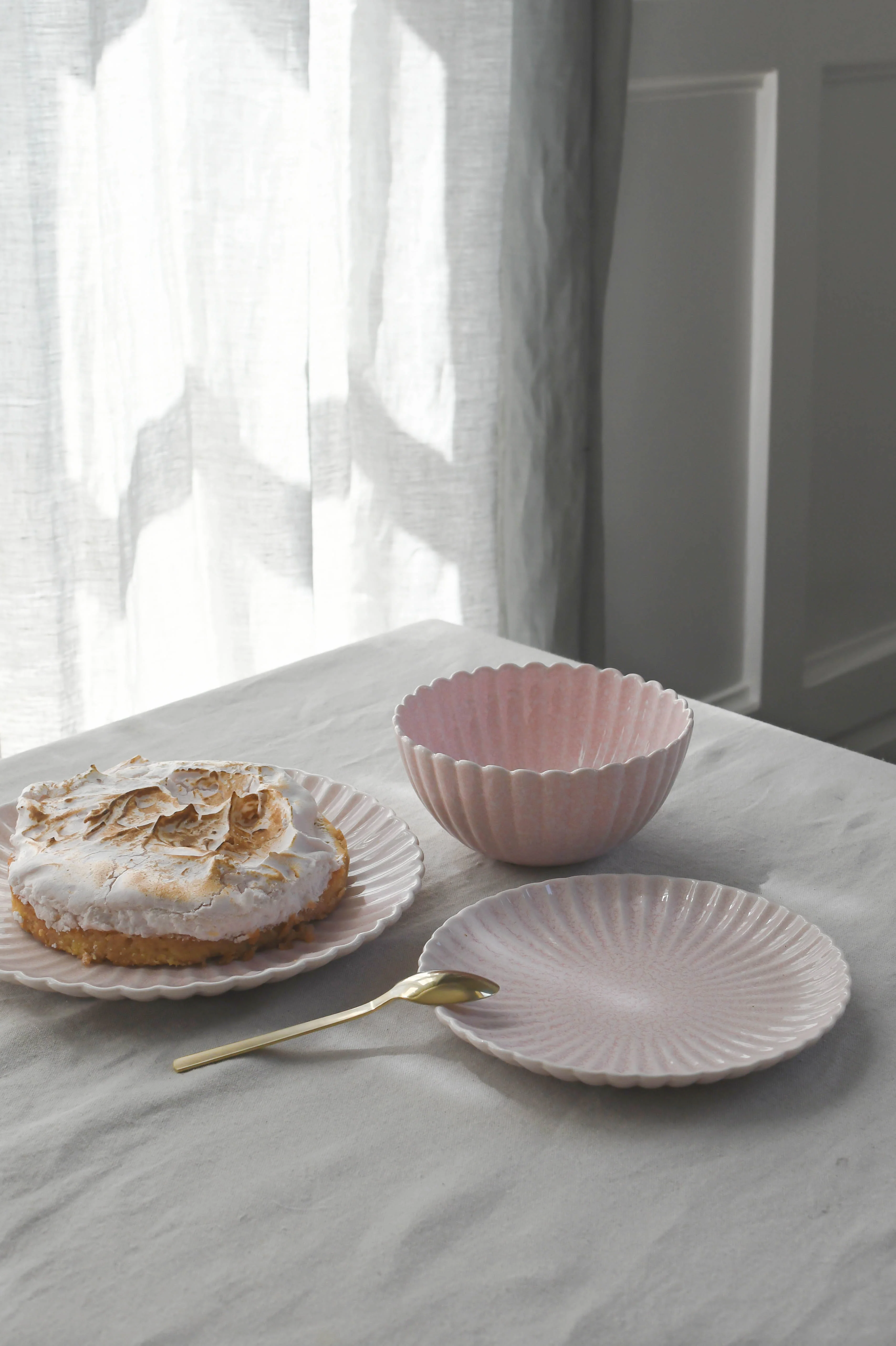 Bahne Interior  Clam frokosttallerken, Pink - Ø20 cm.