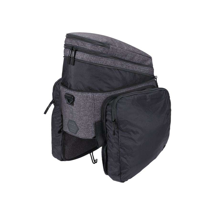 BBB Cycling BSB-137 CarrierPack Bagagedragertas Grijs 6.5L + 5L