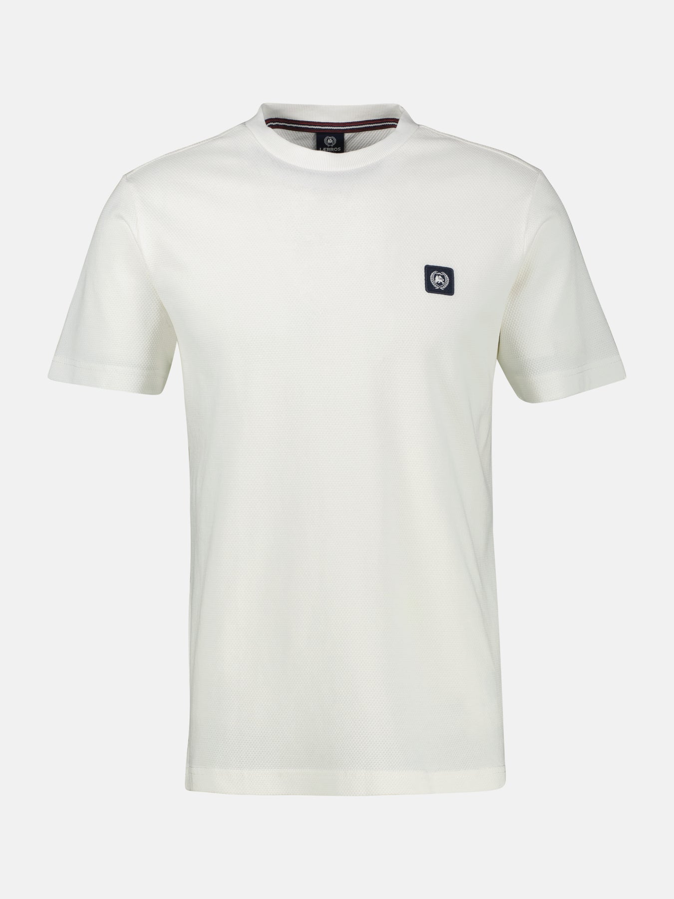 Herren T-Shirt in Waffel-Piqué