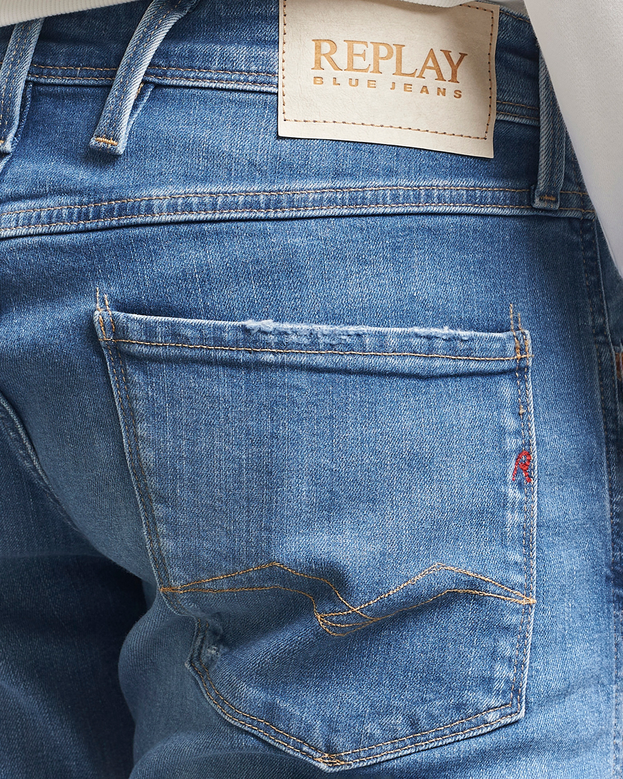 Replay Anbass Stretch Jeans Medium Blue