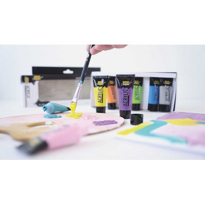 Peinture acrylique SOLO Goya Acrylic, 20 ml, set de 8