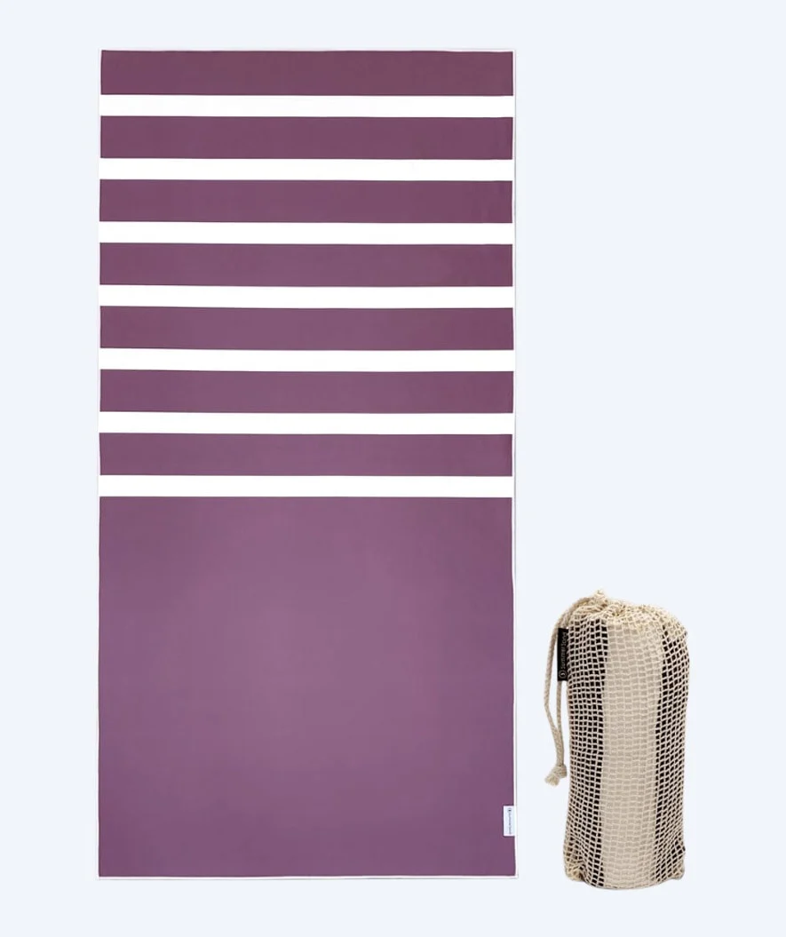 Summersand microfiber håndklæde - Grape Purple (Rød)