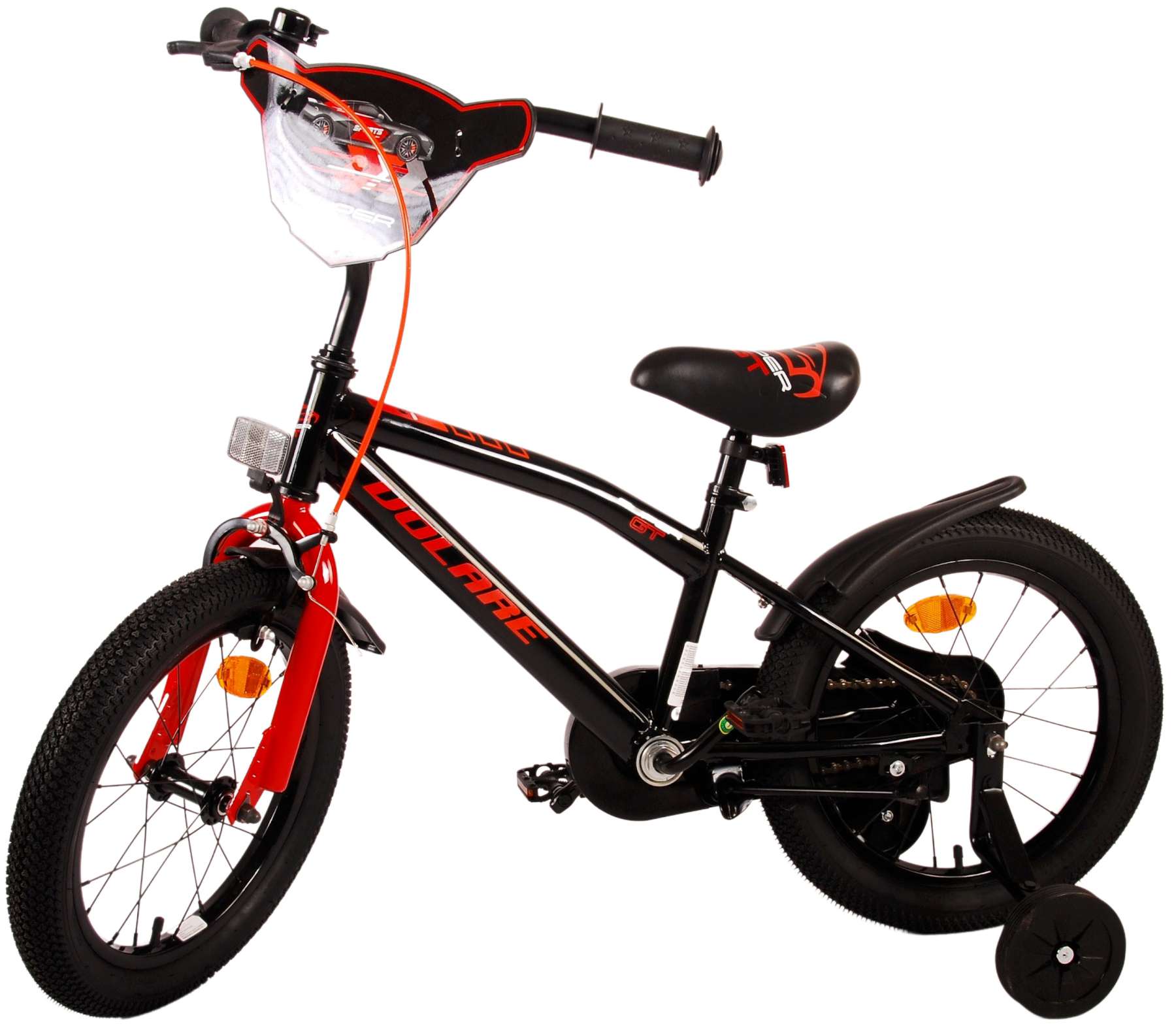 TPFSports Super GT Kinderfahrrad - Jungen - 16 Zoll - Rücktritt + Handbremse - Blau