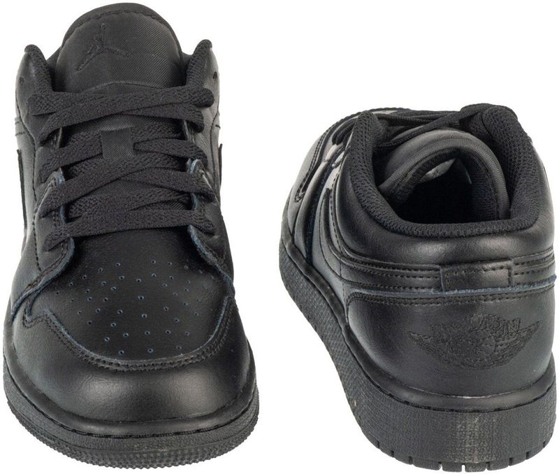 Air Jordan 1 Low GS, voor een jongen, Zwart, Sneakers