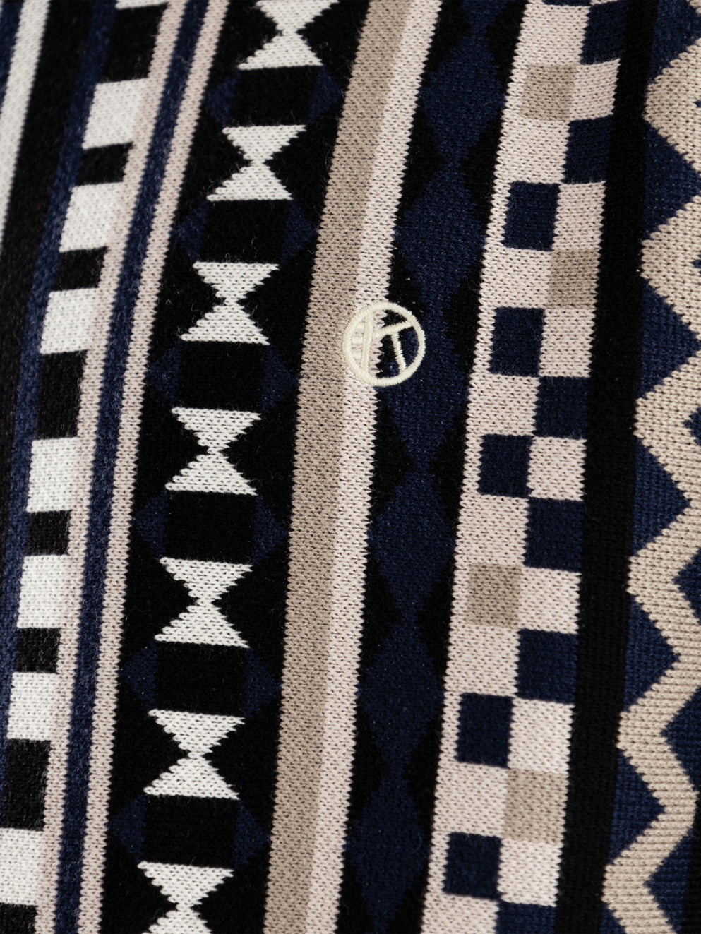 Kazane Pulli Pullover black iris stripe