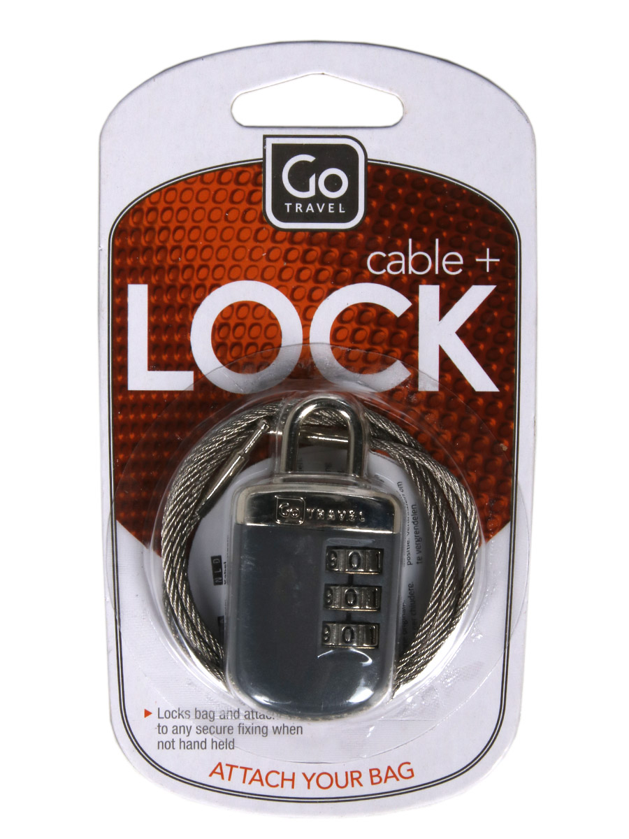 Cadenas À cÀble À combinaison Go Travel SÀcuritÀ