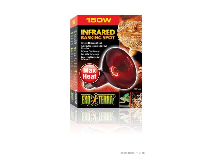 Exo Terra Terrarienlampe Infrared Basking Spot E27, R30/150 Infrarot-Spotlampe