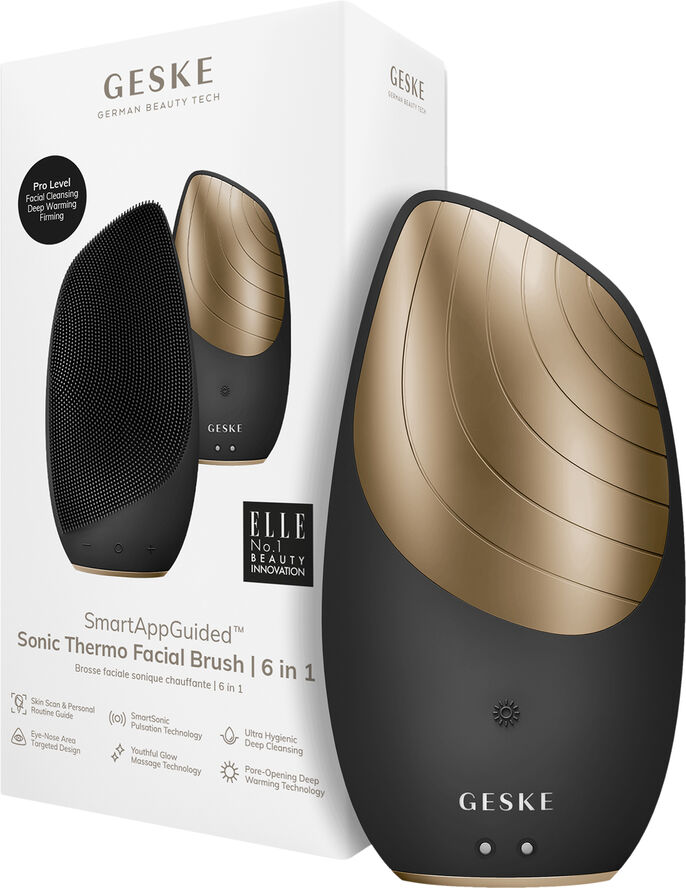 GESKE Sonic Thermo Facial Brush | 6 in 1