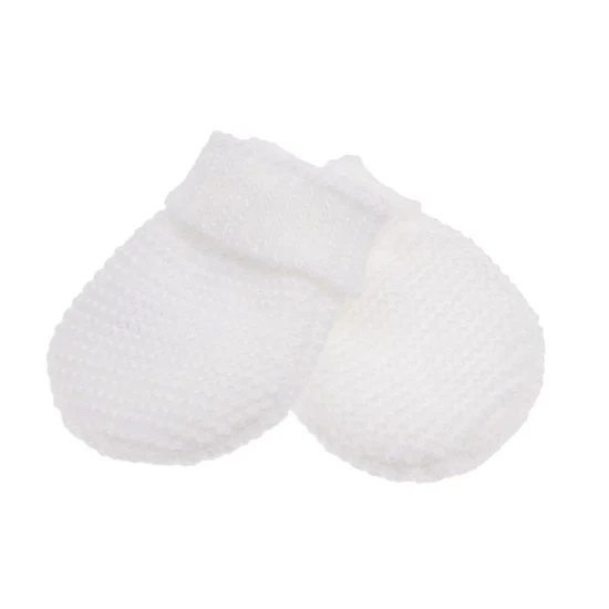 Moufles collection Tricot   Blanc        0 mois   de               P'tit bisou