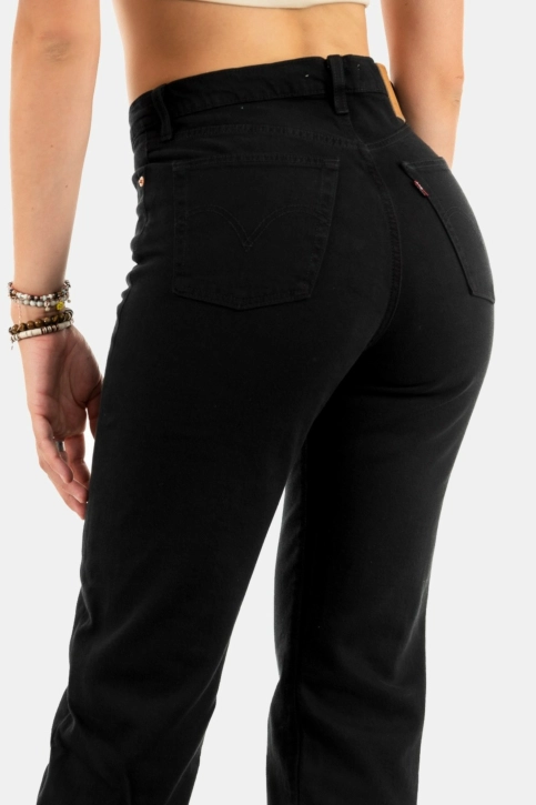 Jeans levi's® ribcage straight ankle black sprout