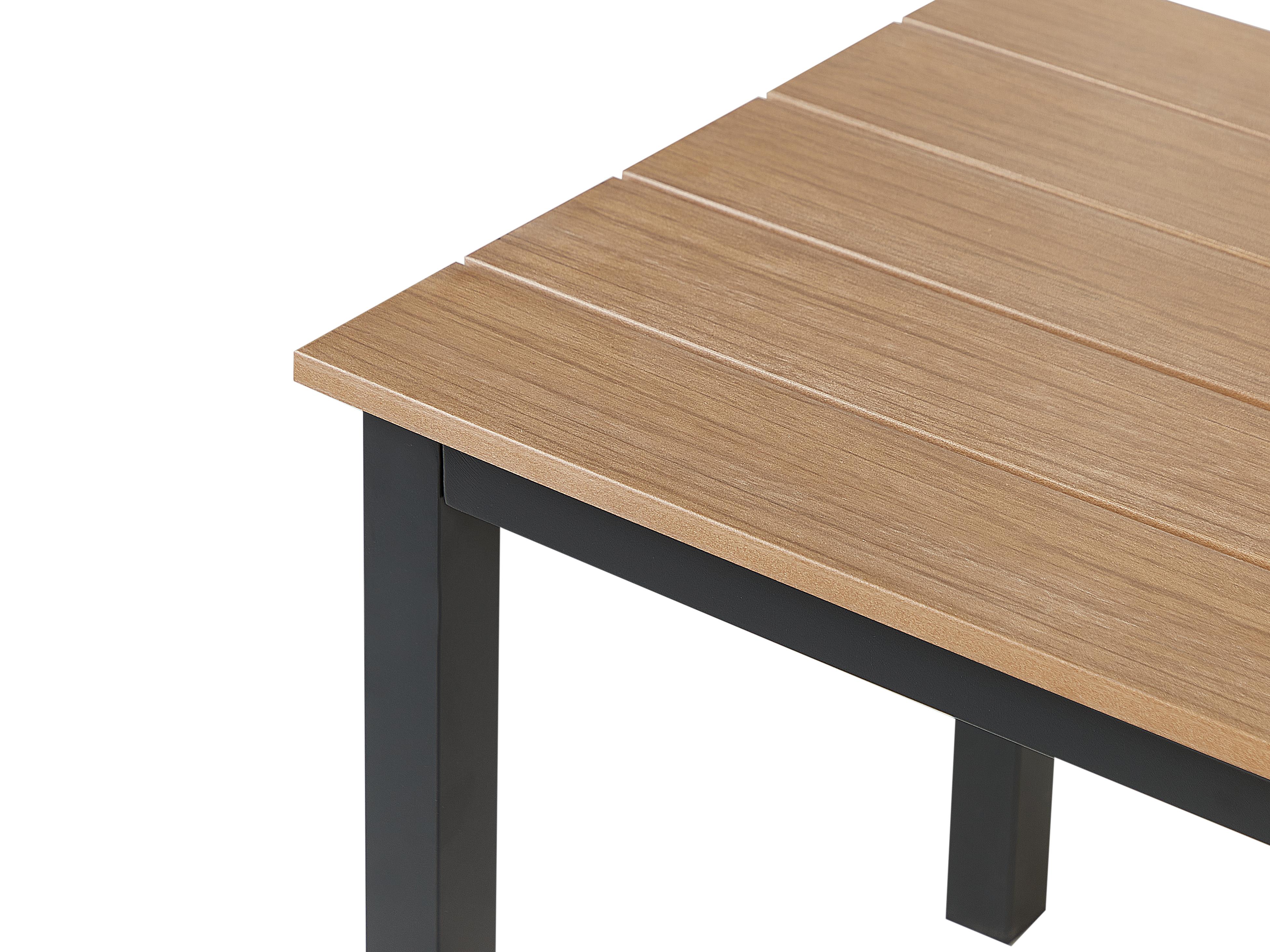 Tuin eettafel MESSINA 100 cm 52 cm Zwart