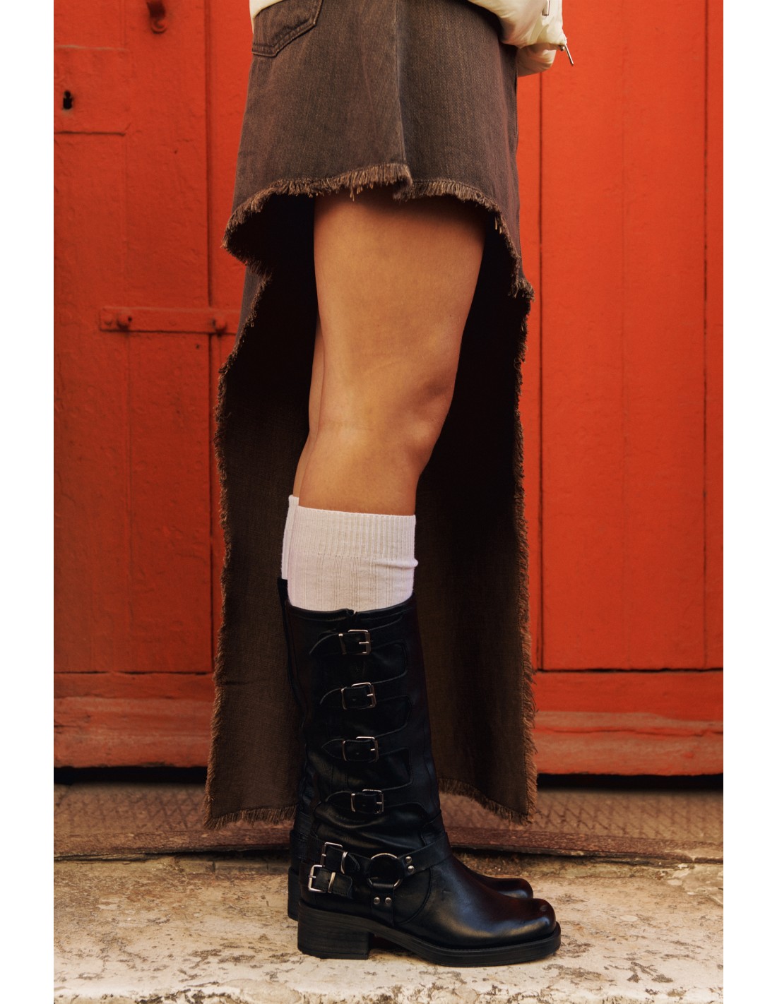 kharisma Bottes Femme Austin Cuir Noir