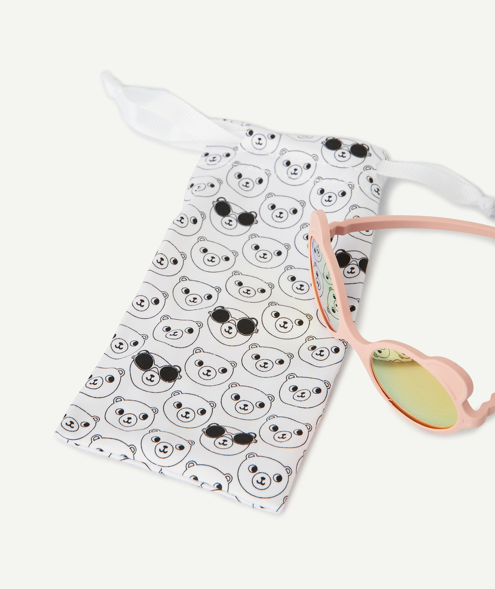 KIETLALES LUNETTES DE SOLEIL OURSON ROSES ET SOUPLES 0-12 MOIS