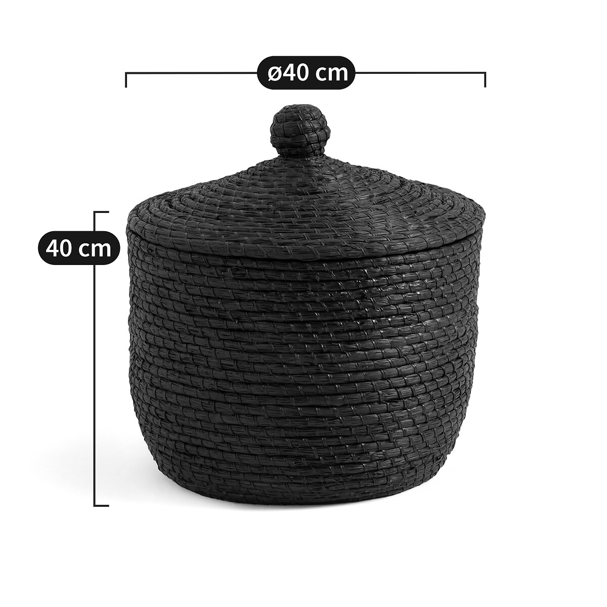 AM.PM<br>Cesta com tampa, em herbário, Honoka