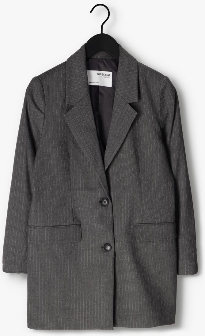 SELECTED FEMME grijze selected femme blazer fanni ls relaxed blazer b