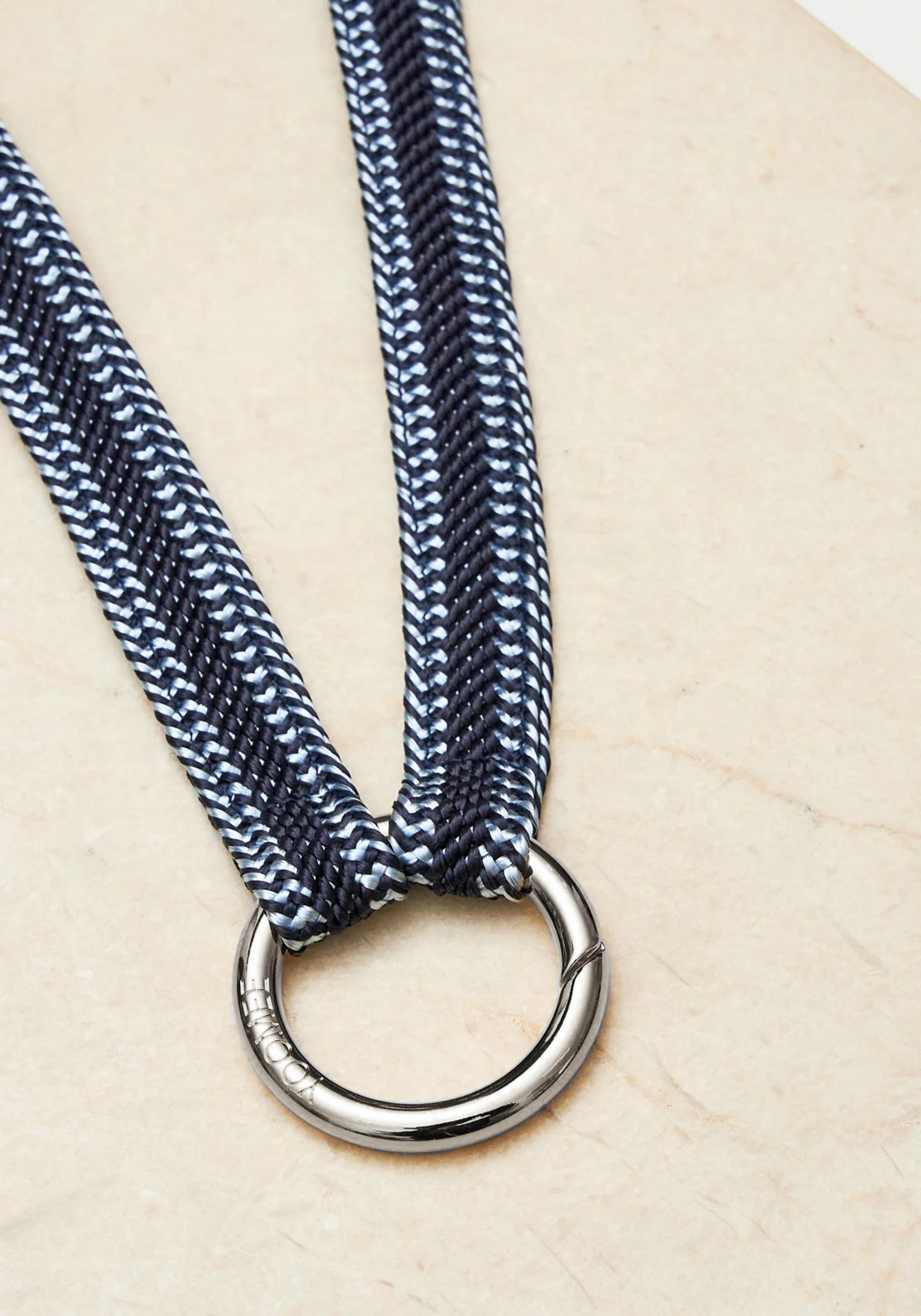 YOOMEE Schlüsselband Keychain Zahra Moonlight Silver