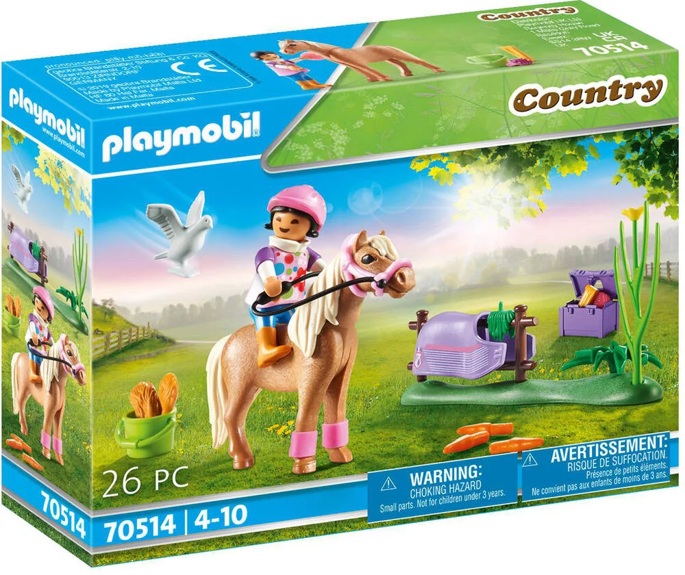 CAVALIERE ET PONEY ISLANDAIS - 70514