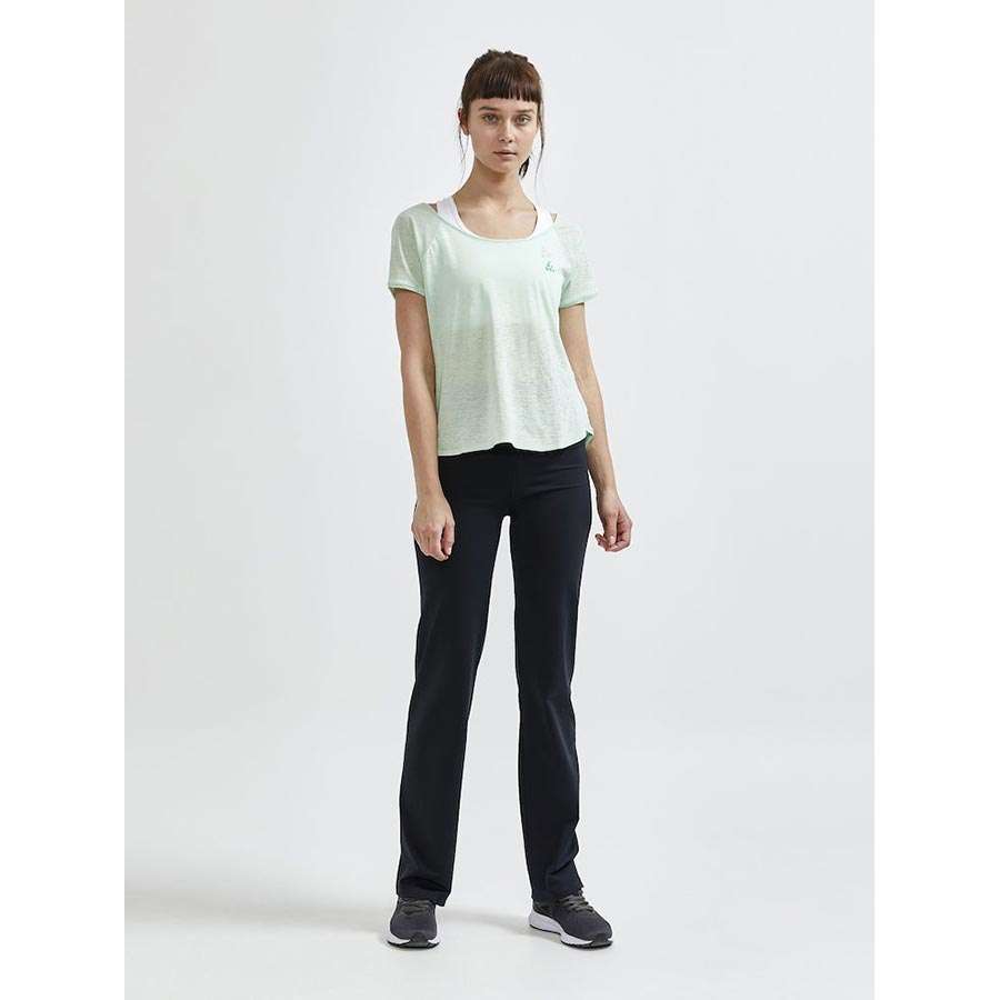Craft CORE Charge Cross Back Hardloopshirt Korte Mouwen Groen Dames