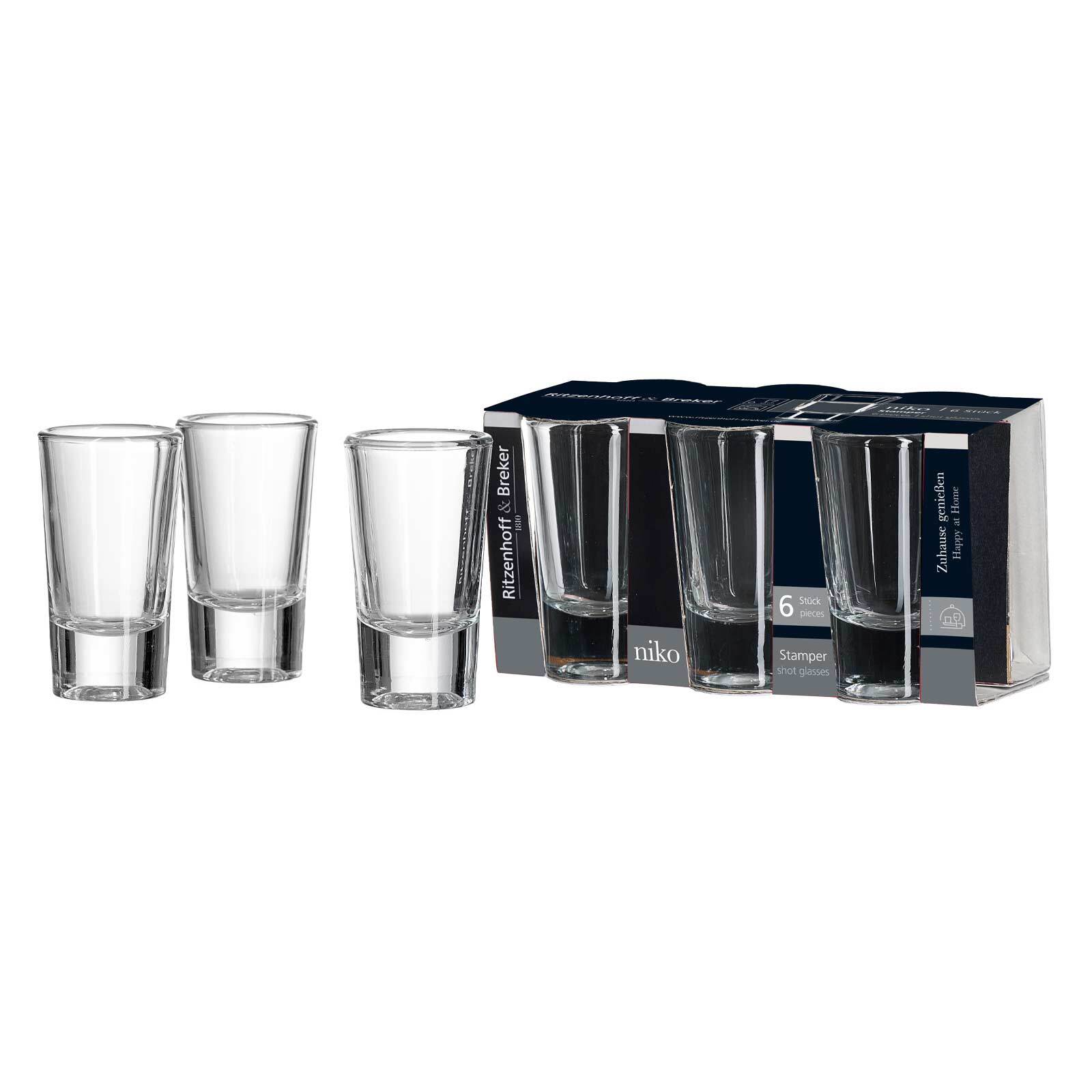 Ritzenhoff & Breker Schnapsgläser Niko 30 ml 36er Set