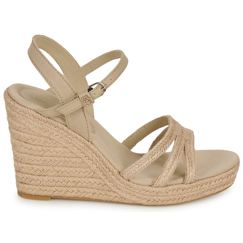 Tommy Hilfiger - ESSENTIAL BASIC WEDGE SANDAL - Beige