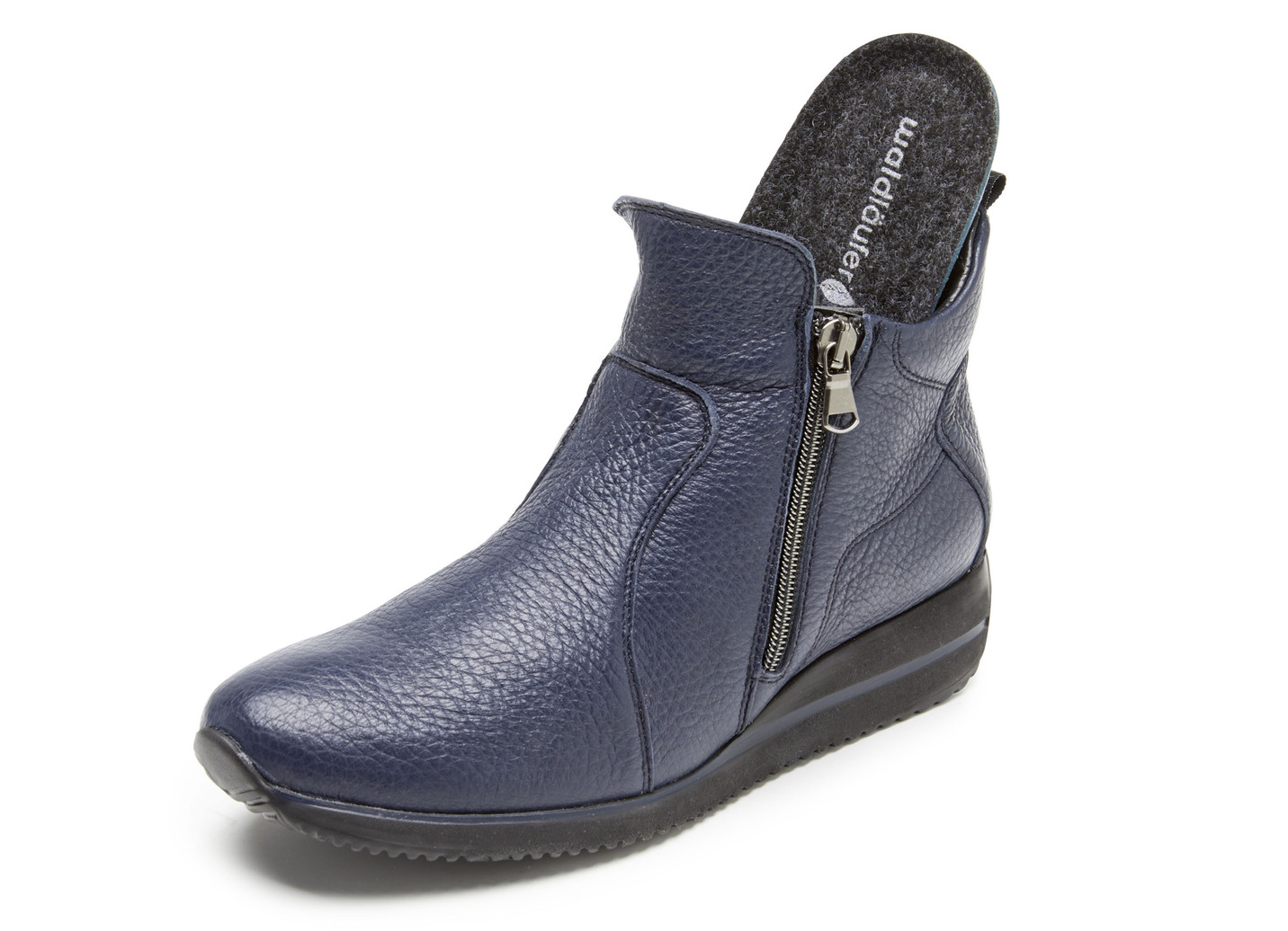 Waldläufer Stiefelette aus weichem Hirsch-Nappaleder