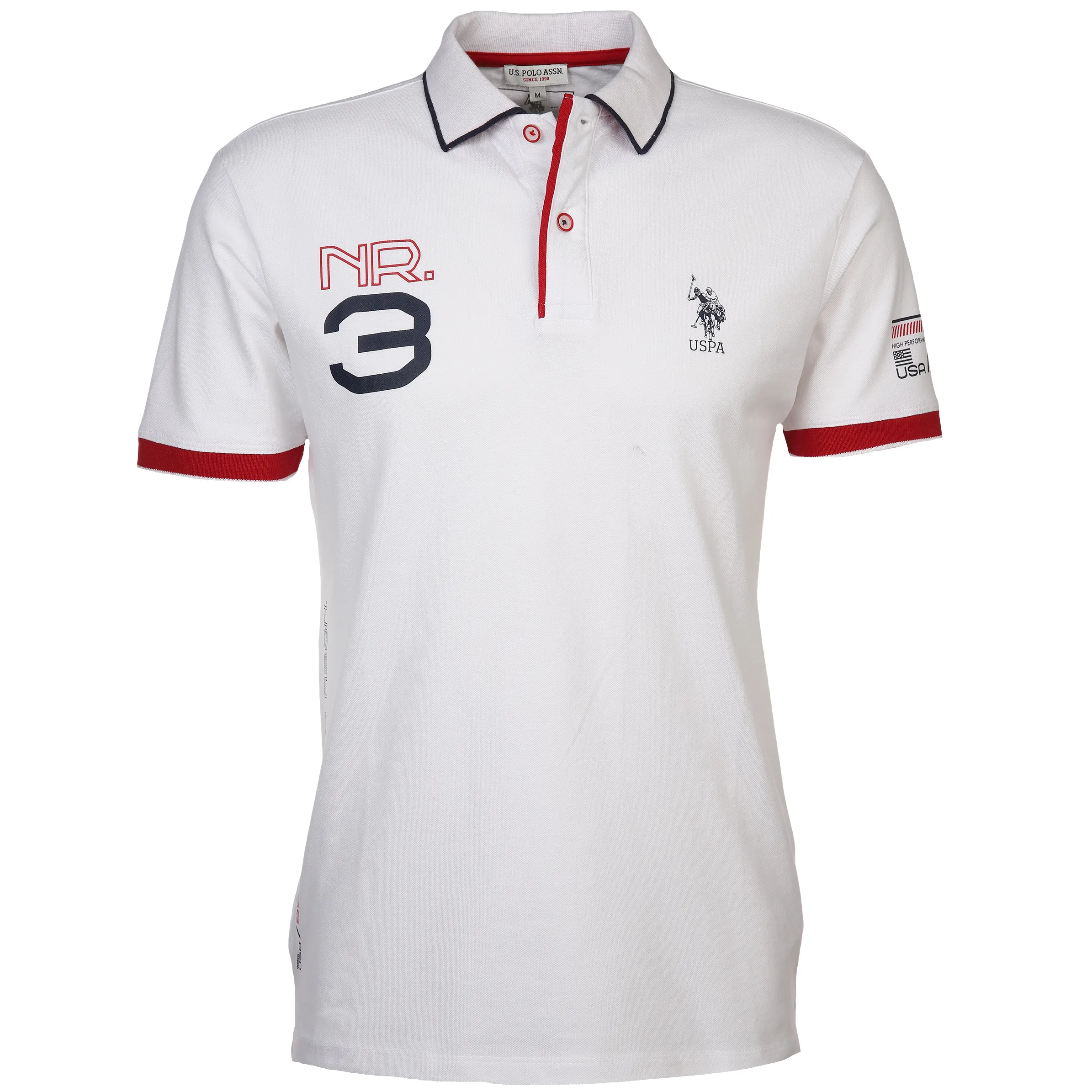 Herren Poloshirt mit Print