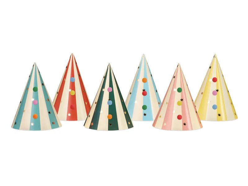 Circus Feesthoedjes 16cm 6st