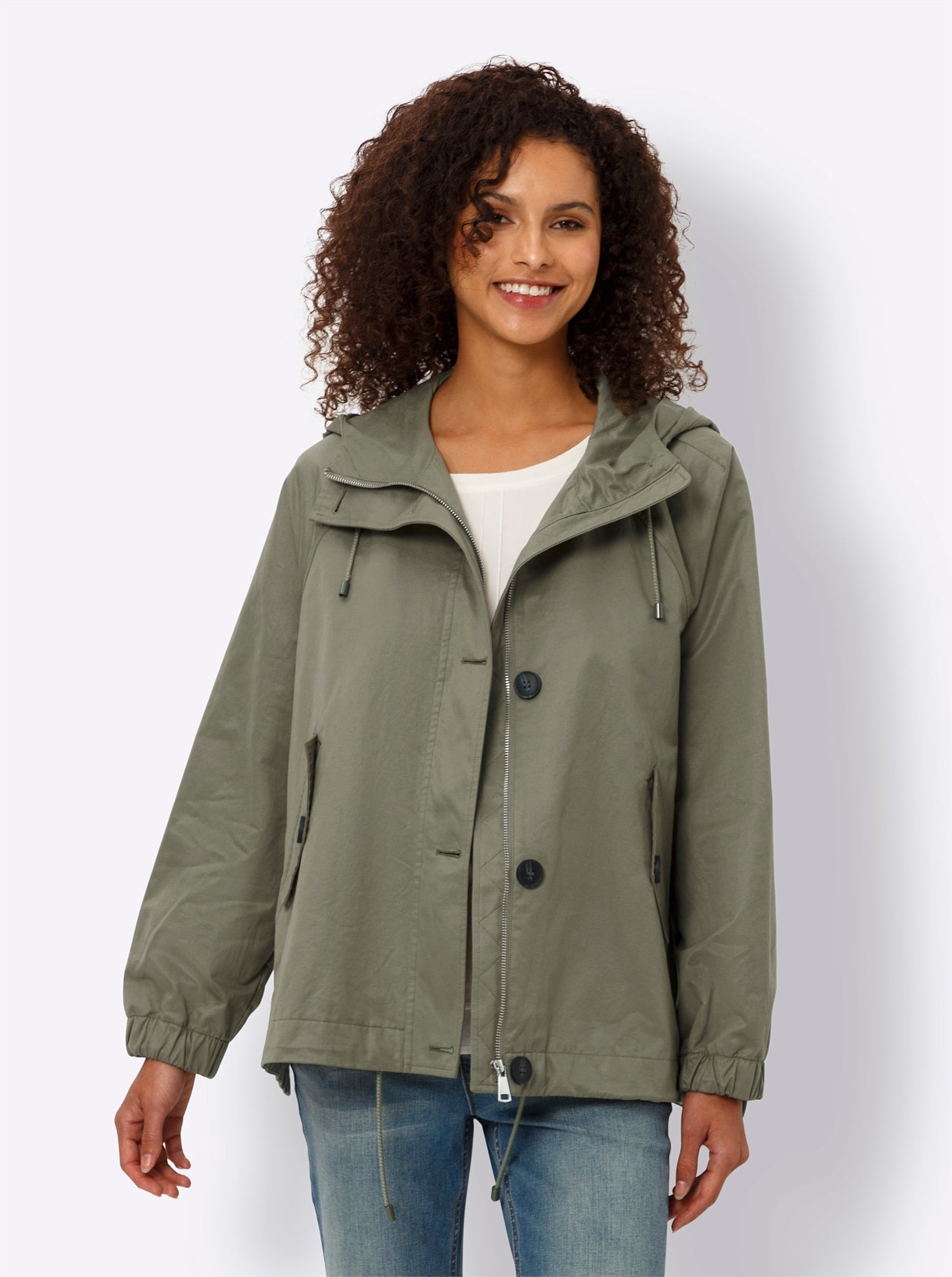 heine Outdoorjacke mit Kapuze