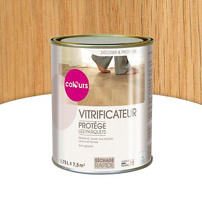Vitrificateur parquet Passage normal Colours Incolore brillant 750ml