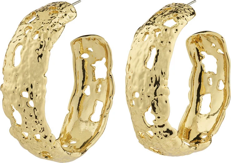 Pilgrim ELENI recycled earrings gold-plated Guld