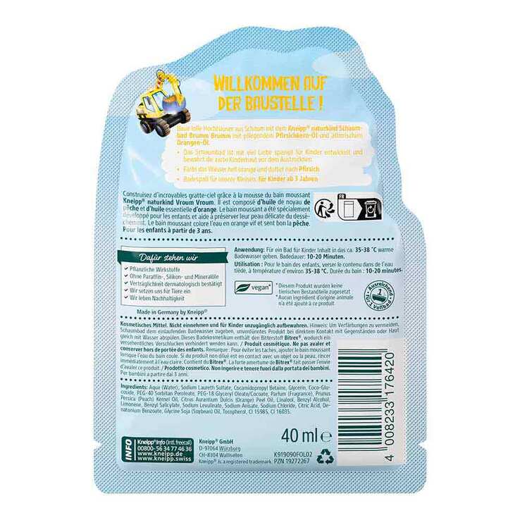 Kneipp naturkind Brumm Brumm Schaumbad, 40 ml