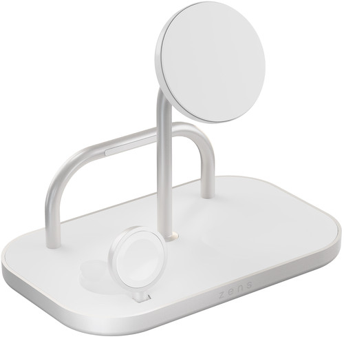Zens 4-in-1 MagSafe met Qi2 Draadloze Oplader 15W met Standaard, Watch Stand en iPad Stand