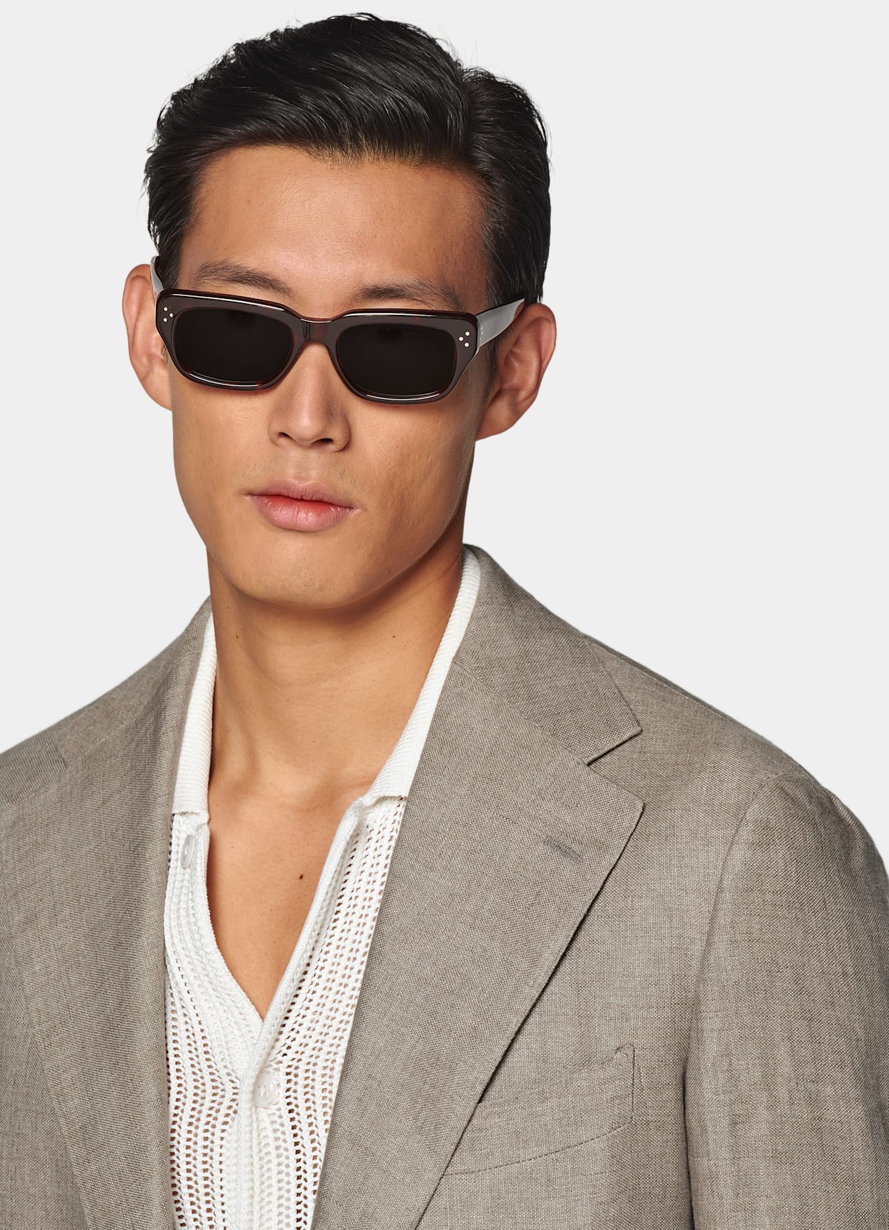 Blazer Roma coupe Relaxed marron clair