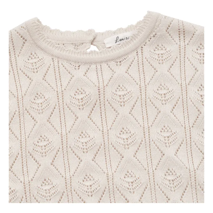 Louisiella Pull Lone Ajouré | Beige