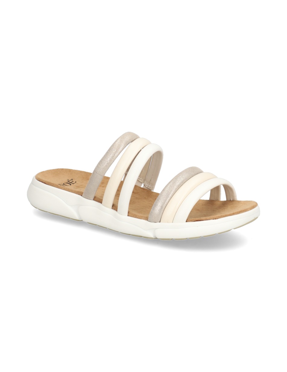 Lederkombination Pantoffel