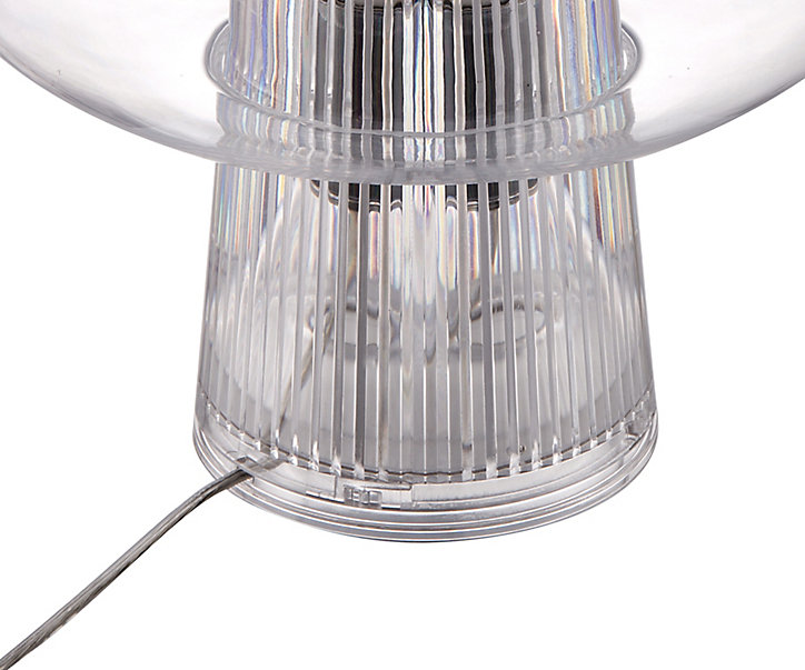 Lampe à poser Delmez E27 IP20 transparent