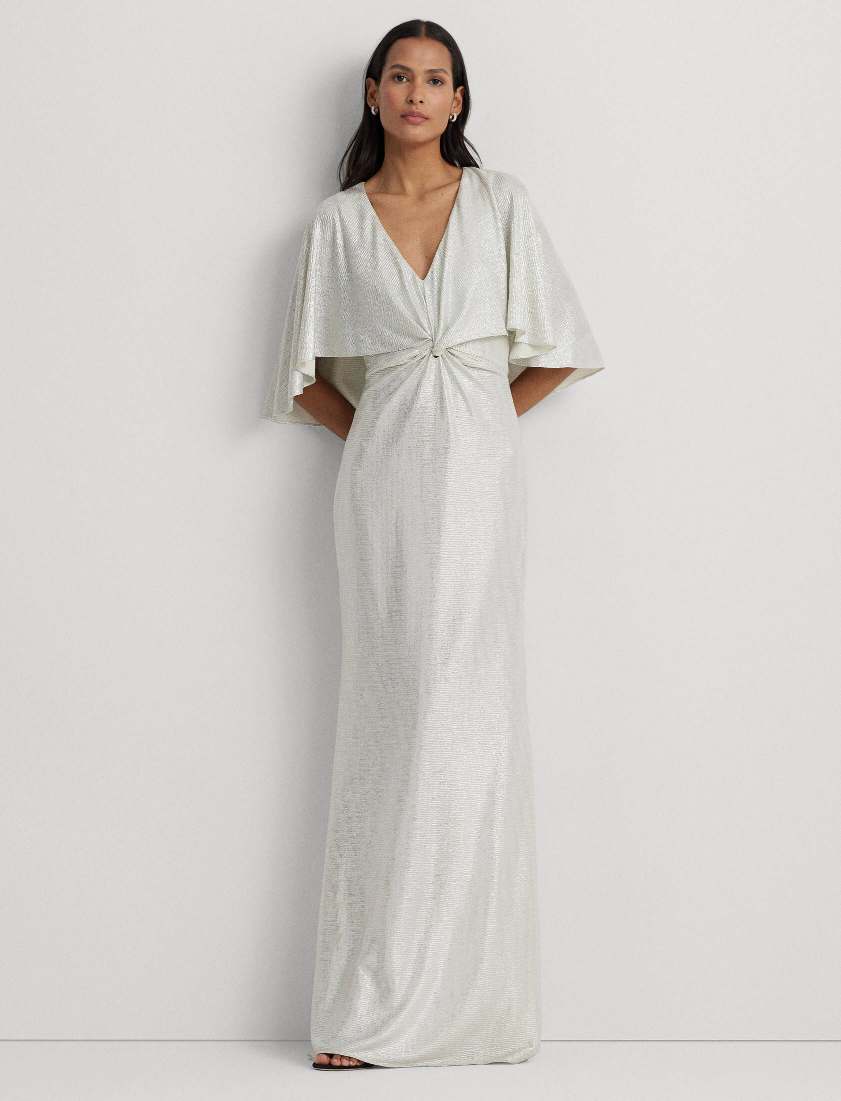Lauren Ralph Lauren| Damen Cape-Abendkleid