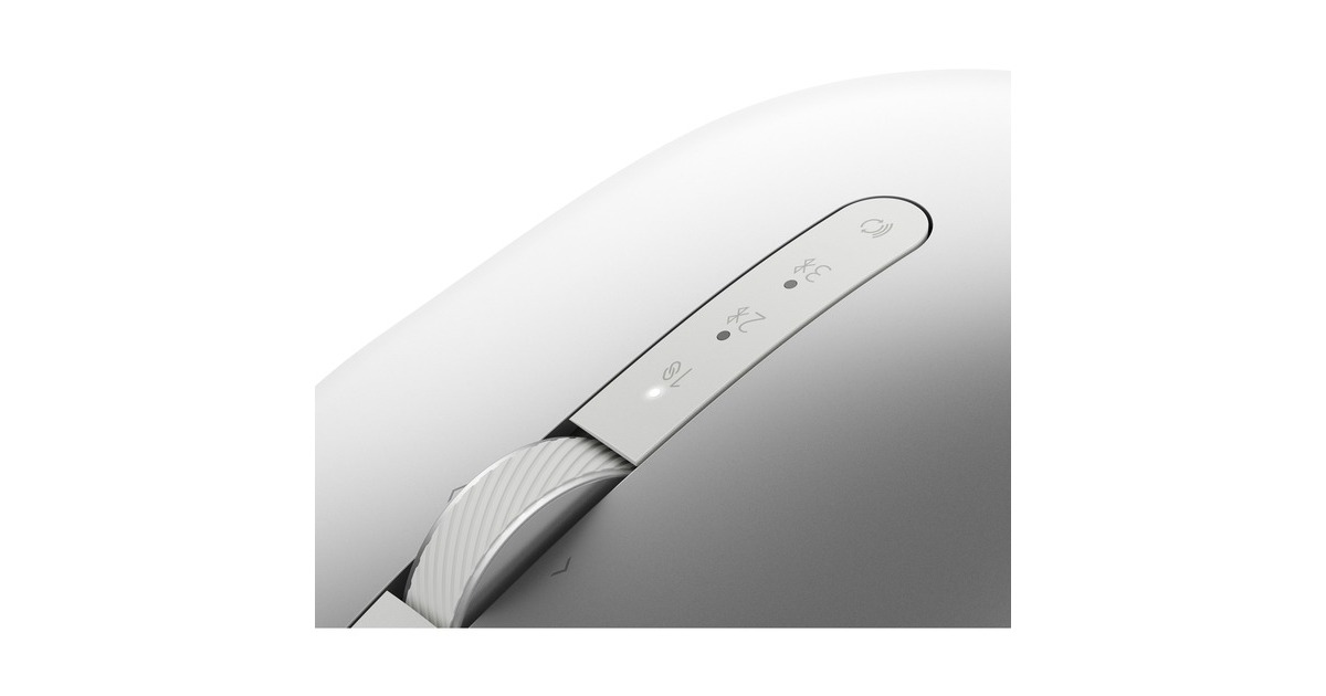 DellPro Premium compacte muis - MS7421W  (Zilver/wit, 1000 - 4000 DPI)