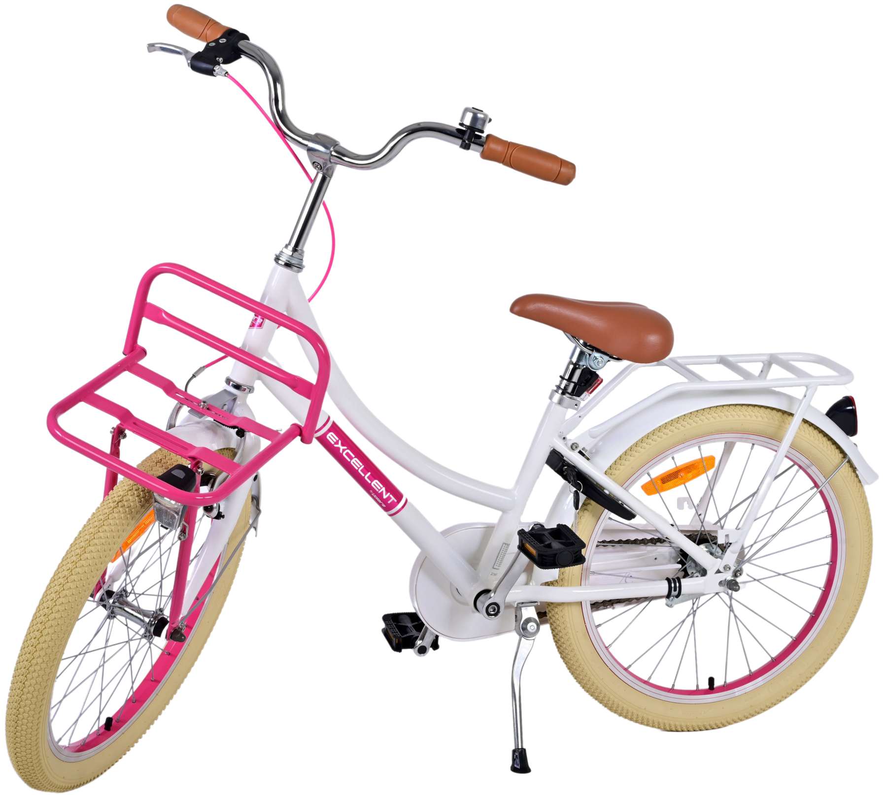 TPFSports Excellent Kinderfahrrad - Mädchen - 20 Zoll - Rücktritt + Handbremse - Rosa