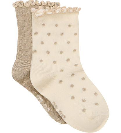 Minymo Strømper - 2-pak - Simply Taupe