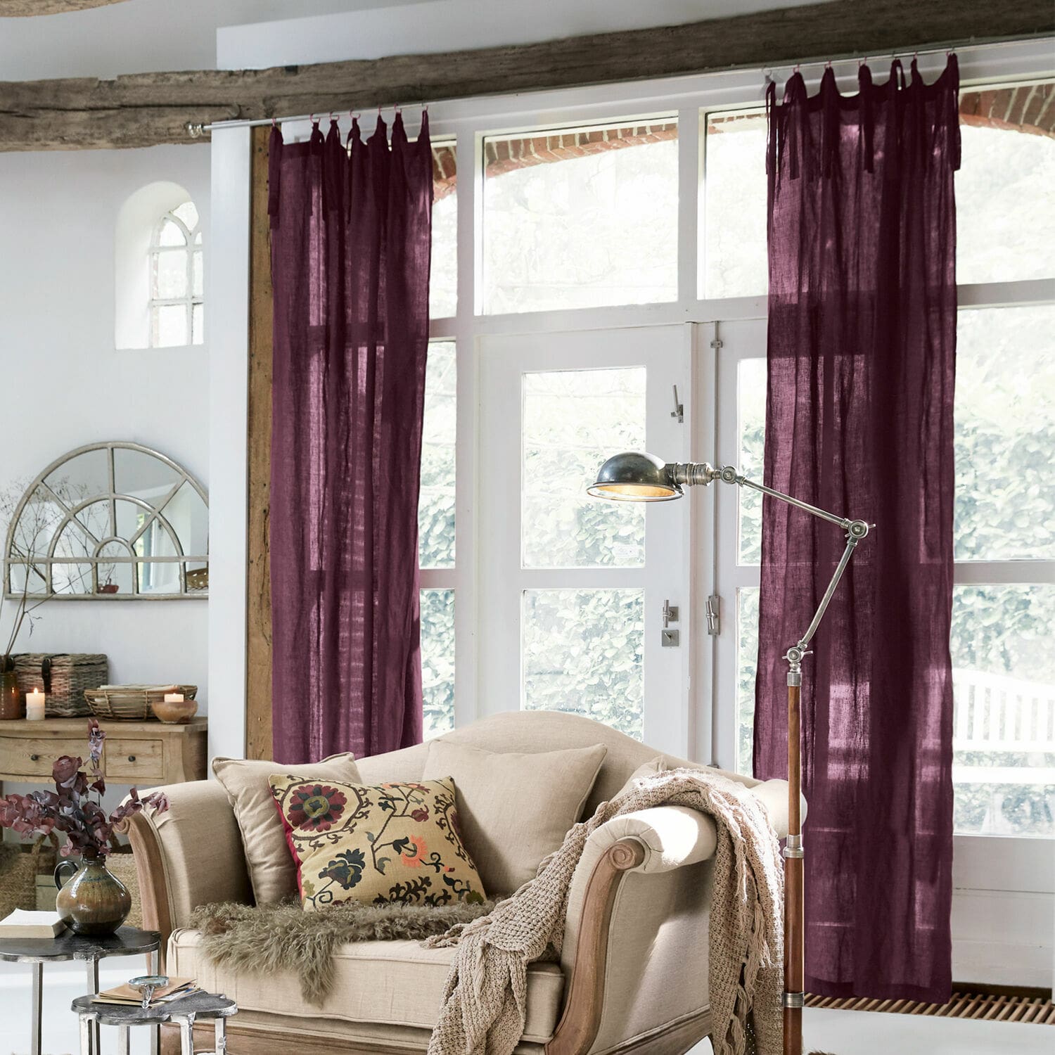 Gardine Adara bordeaux