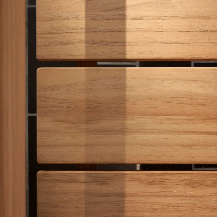 Carl Hansen - GL101 Timbur Gartenbank, Teak unbehandelt