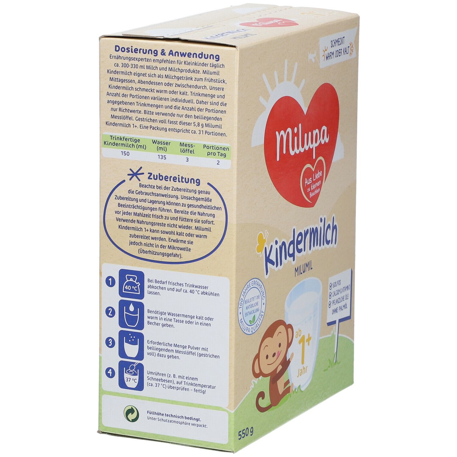 Milupa Kindermilch MILUMIL ab 1+ Jahr